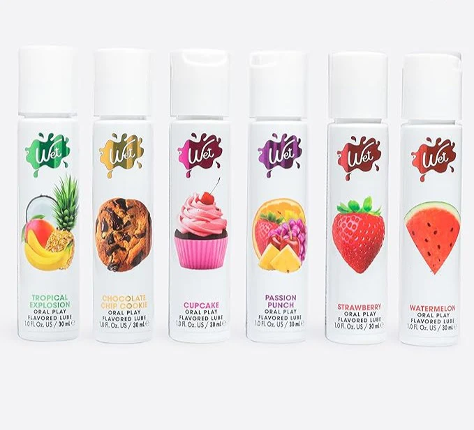 Wet 6-Pack Flavors Sampler - 1 Fl Oz each